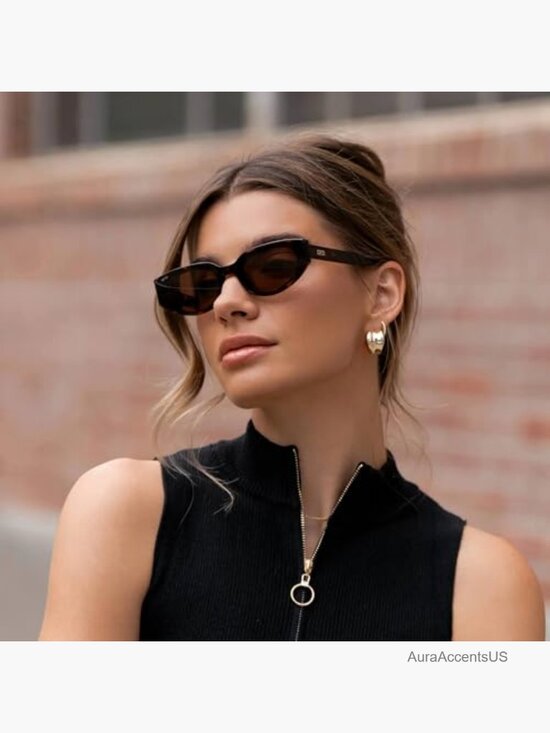 Cat-Eye Sunglasses: Acetate Frame, Anti-Reflective Lenses Amazon.com: Astra Women main image 2